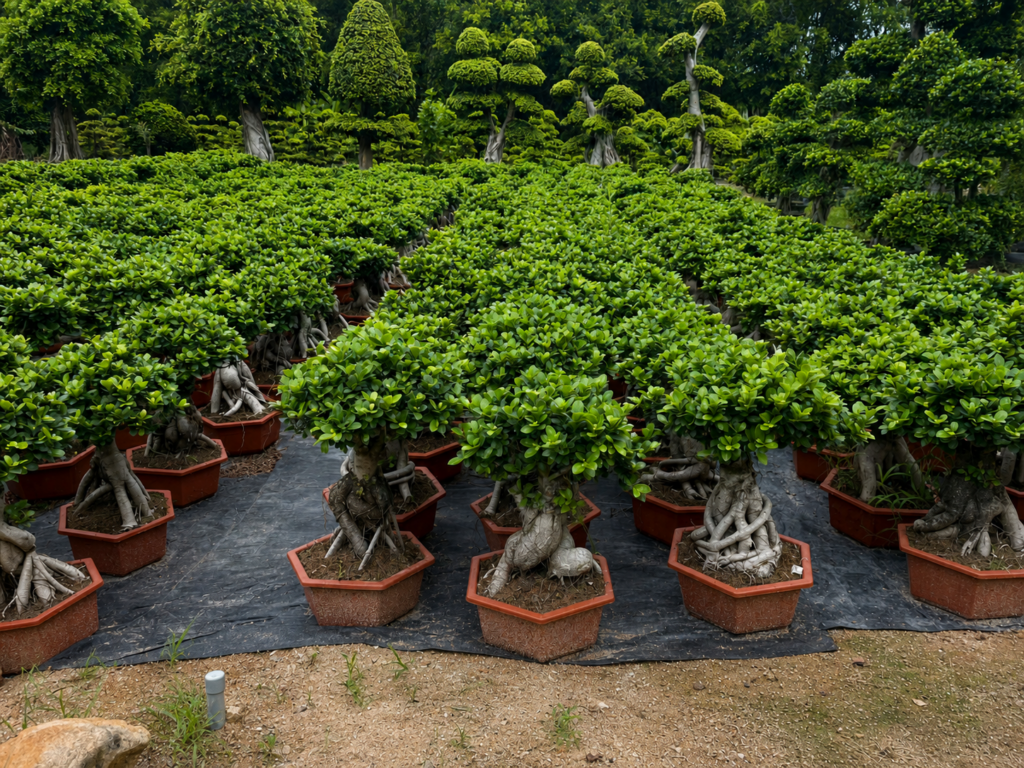 Ficus Microcarpa Ginseng Bonsai Trees